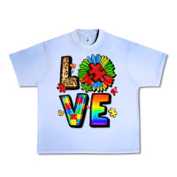 Grape Ice autism love Urban Heavy Tee - LillyAllenDesigns