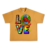 Peanut Butter autism love Urban Heavy Tee - LillyAllenDesigns