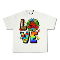 Pistachio autism love Urban Heavy Tee - LillyAllenDesigns