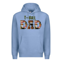 Colony Blue sport t ball dad Premium Hoodie - Artiststas