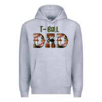 Heather Grey sport t ball dad Premium Hoodie - Artiststas