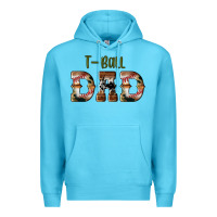 Ocean Blue sport t ball dad Premium Hoodie - Artiststas