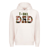 Pale Pink sport t ball dad Premium Hoodie - Artiststas
