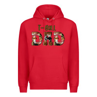 Red sport t ball dad Premium Hoodie - Artiststas