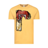 Vintage Mustard farm life alphabet lowercase letters r Vintage Tee - BundleAndBundleShop