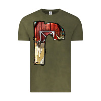 Vintage Olive farm life alphabet lowercase letters r Vintage Tee - BundleAndBundleShop