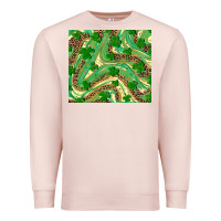 Pale Pink St. Patrick's Day Shamrock Leopard Premium Sweatshirt - RanaPortraitStore
