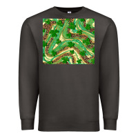 Smoke St. Patrick's Day Shamrock Leopard Premium Sweatshirt - RanaPortraitStore