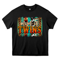 Black mom of twins western brushstroke Heavy Core Tee - OliviaCreatesArt