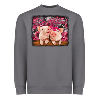 Storm be mine valentine's day pigs Heavyweight Sweatshirt - Jasminsmagicworld