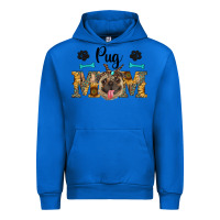 Cobalt western pug mom Urban Hoodie - RanaPortraitStore