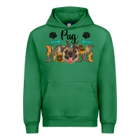 Emerald western pug mom Urban Hoodie - RanaPortraitStore