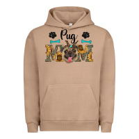 Pigment Burro western pug mom Urban Hoodie - RanaPortraitStore