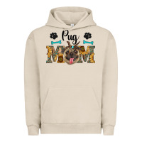 Pigment French Oak western pug mom Urban Hoodie - RanaPortraitStore