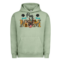Pigment Oil Green western pug mom Urban Hoodie - RanaPortraitStore