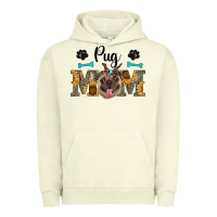 Pigment Pistachio western pug mom Urban Hoodie - RanaPortraitStore