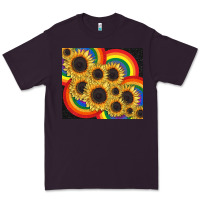 Plum Pride sunflower tumbler Premium Tee - FaDigitalArtStudio