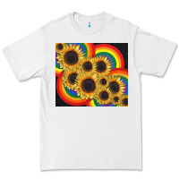 White Pride sunflower tumbler Premium Tee - FaDigitalArtStudio