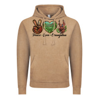 Vintage Coffee Peace Love Orangutan Vintage Hoodie - LillyAllenDesigns
