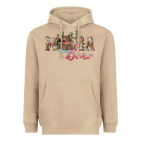 Mushroom Mama bear with daisy Heavyweight Hoodie - RanaPortraitStore