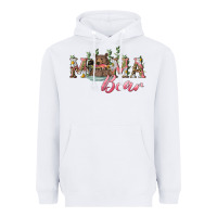 White Mama bear with daisy Heavyweight Hoodie - RanaPortraitStore