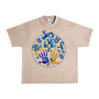 French Oak World Down Syndrome Day Urban Heavy Tee - CowhideDigitalArt