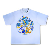 Grape Ice World Down Syndrome Day Urban Heavy Tee - CowhideDigitalArt