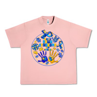 Salmon World Down Syndrome Day Urban Heavy Tee - CowhideDigitalArt