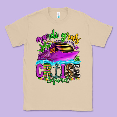 Mardi Gras Cruise Squad Classic Tee Designed By Oliviacreatesart