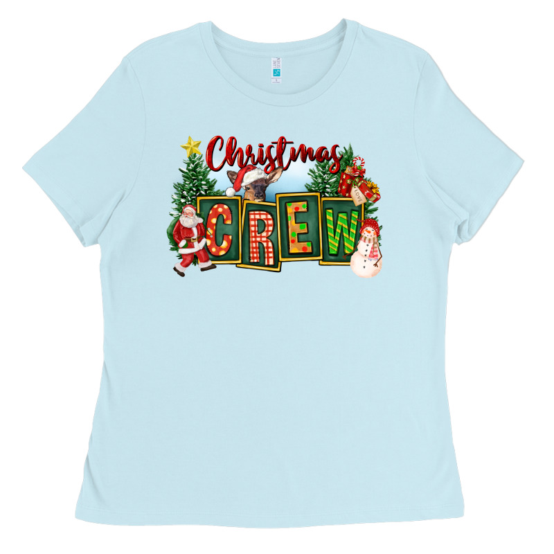 Christmas Crew Ladies Tee by FaDigitalArtStudio | Teevron