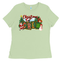 Matcha Christmas Crew Ladies Tee - FaDigitalArtStudio