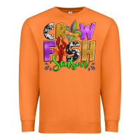 Carrot crawfish season mardi gras carnival fleur de lis Premium Sweatshirt - Jasminsmagicworld