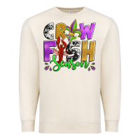 Sandshell crawfish season mardi gras carnival fleur de lis Premium Sweatshirt - Jasminsmagicworld