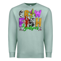 Seafoam crawfish season mardi gras carnival fleur de lis Premium Sweatshirt - Jasminsmagicworld