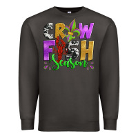 Smoke crawfish season mardi gras carnival fleur de lis Premium Sweatshirt - Jasminsmagicworld