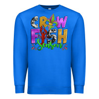 True Royal crawfish season mardi gras carnival fleur de lis Premium Sweatshirt - Jasminsmagicworld