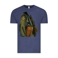 Vintage Denim english pointer airforce Vintage Tee - RanaPortraitStore
