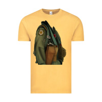 Vintage Mustard english pointer airforce Vintage Tee - RanaPortraitStore