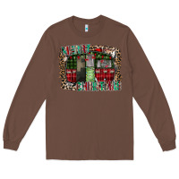 Chestnut merry christmas caravan Long Sleeve Tee - CowhideDigitalArt