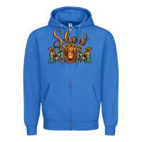 True Royal show mom long haired cow Zipper Hoodie - Jasminsmagicworld