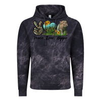 Cloud Black Peace Love Hippo Vintage Hoodie - LillyAllenDesigns