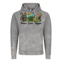 Cloud Rock Peace Love Hippo Vintage Hoodie - LillyAllenDesigns