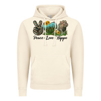 Vintage Artic Peace Love Hippo Vintage Hoodie - LillyAllenDesigns