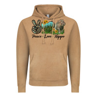 Vintage Camel Peace Love Hippo Vintage Hoodie - LillyAllenDesigns