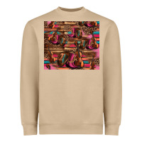 Valentines Day Violin And Cowboy Boots Country Music Heavyweight Sweatshirt | Teevron