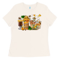 Bone Honey Bee Coffee Cups Ladies Tee - FaDigitalArtStudio