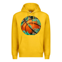 Lemon western basketball camouflage glitter pattern Premium Hoodie - Artiststas