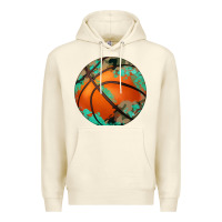 Sandshell western basketball camouflage glitter pattern Premium Hoodie - Artiststas