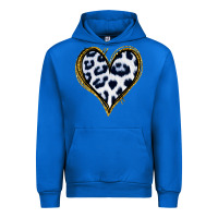 Cobalt Dalmatians Heart Gold Glitter Urban Hoodie - Jasminsmagicworld