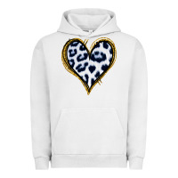 Pigment Lunar Rock Dalmatians Heart Gold Glitter Urban Hoodie - Jasminsmagicworld